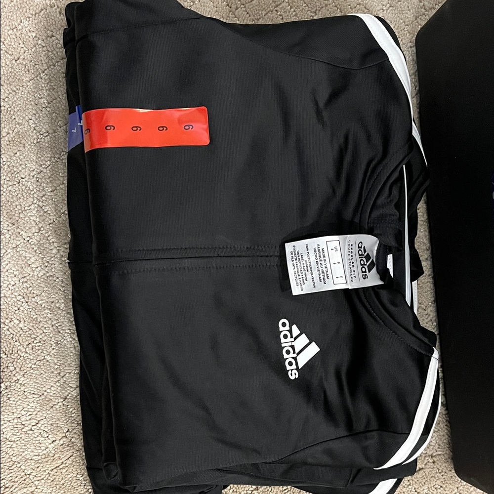 Adidas Black and White Sports Jacket 2 piece set